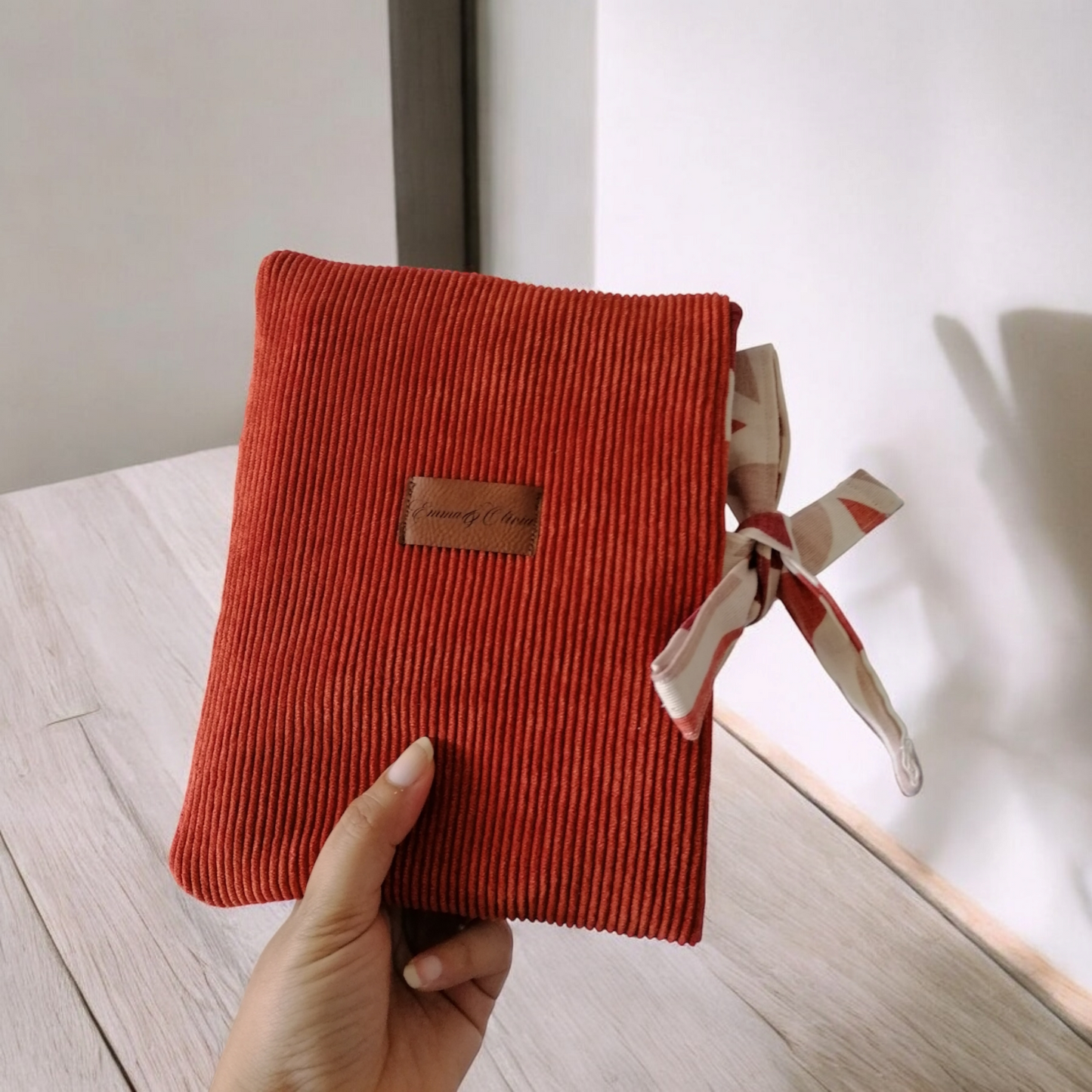 Pochette livre camel