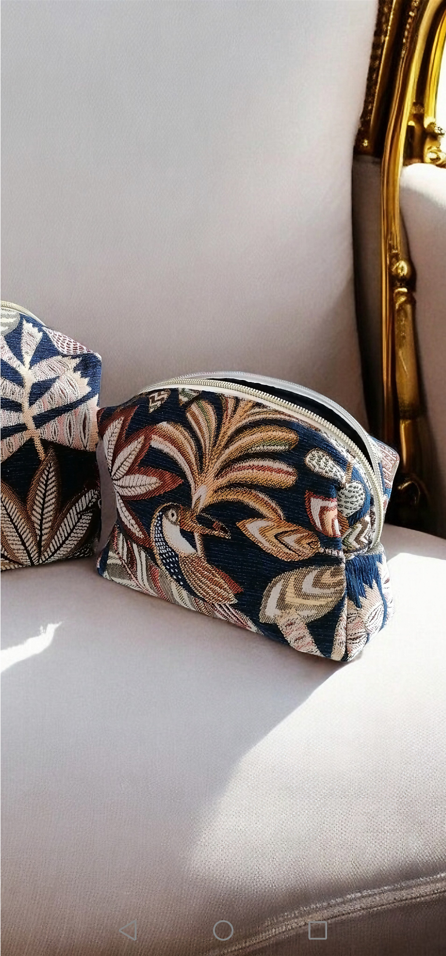 Trousse motif nature