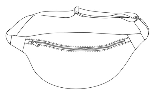 SAC BANANE PERSONNALISABLE