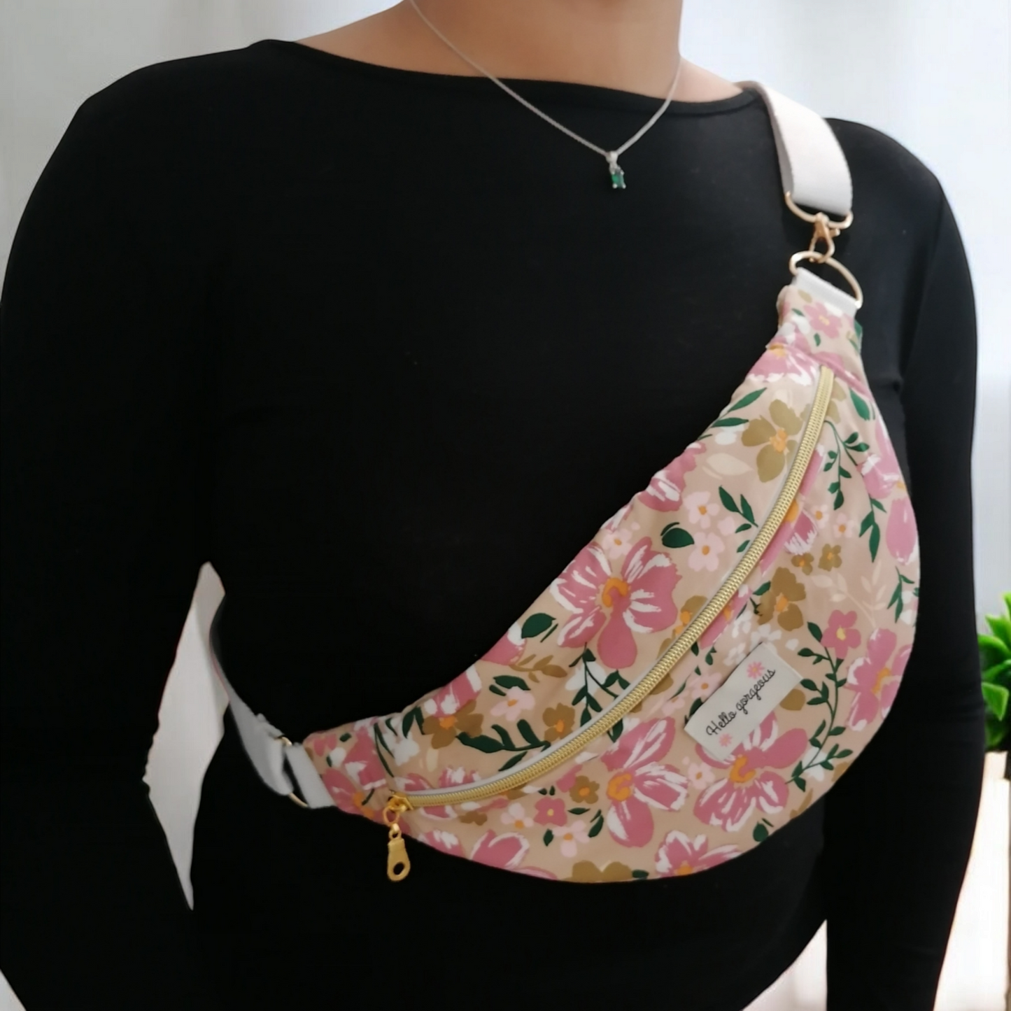 sac banane floral