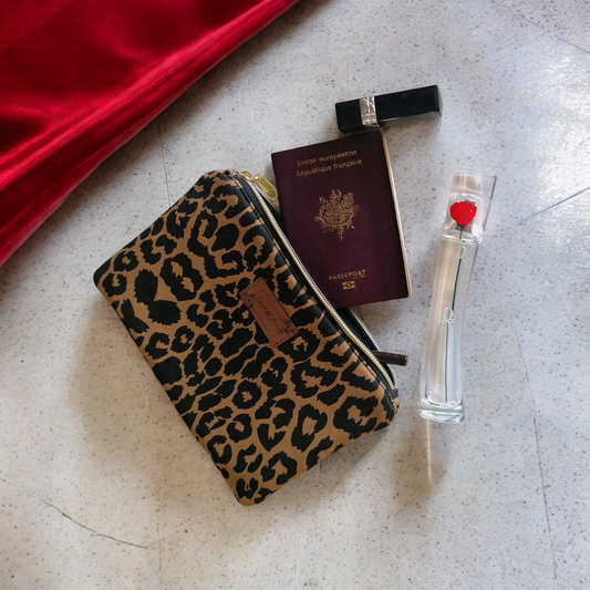 Pochette motif léopard