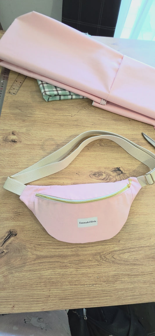 Sac banane rose